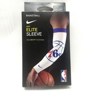 Nike Basketball Elite Shooter Arm Sleeve Philadelphia 76ers Adult Size S/M NEW